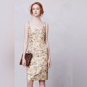 Anthropologie x Leifsdottir Aurelian Brocade Dress
